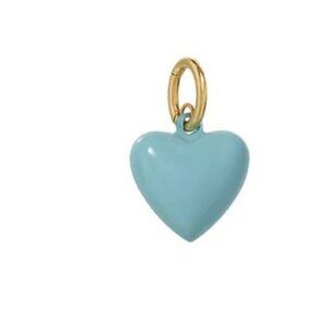 ROXANNE ASSOULIN The Mini Happy Heart Charm in Cloud firm price